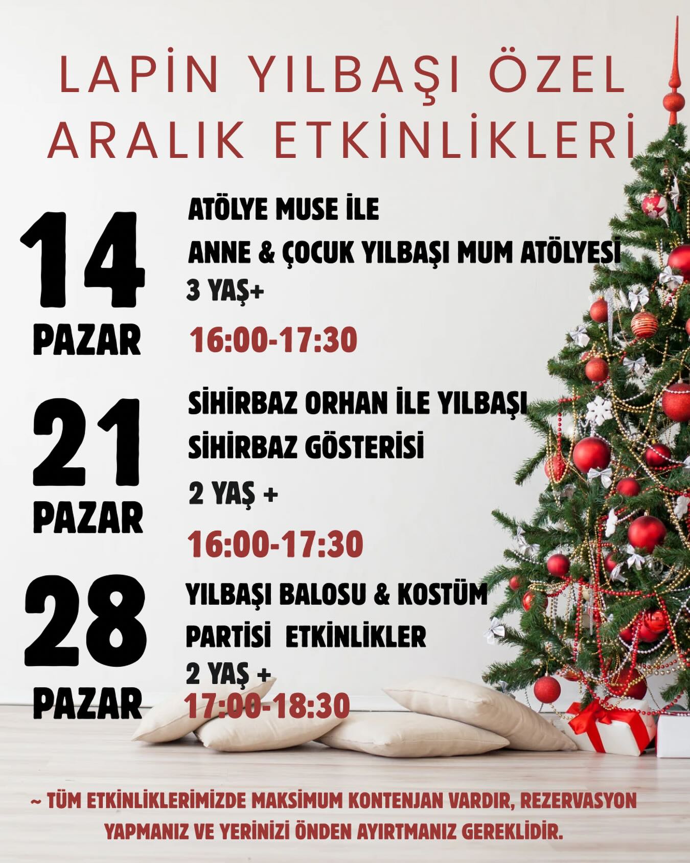 Aralık etkinliği fotoğrafı