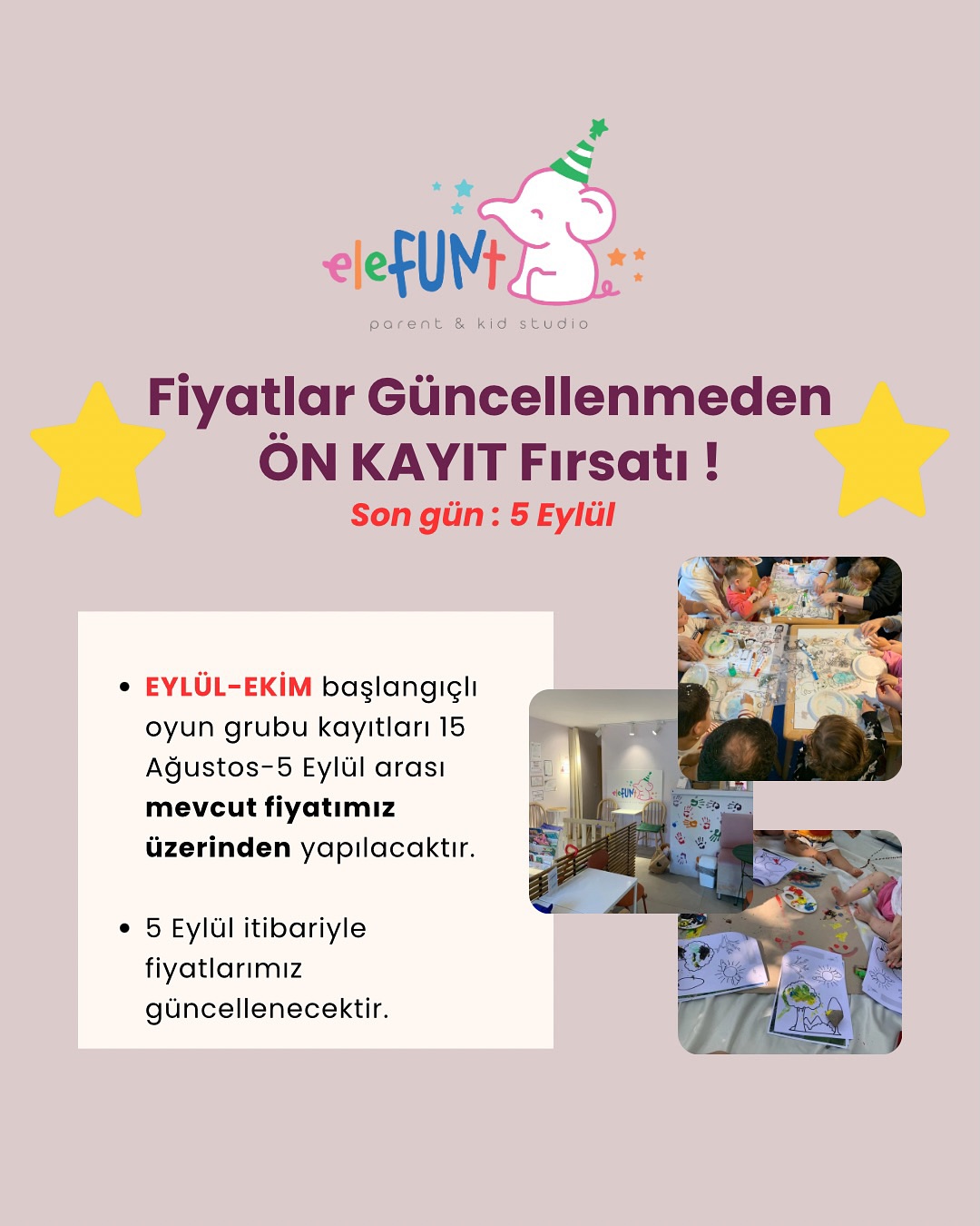 Kontenjanı müsait grupları etkinliği fotoğrafı