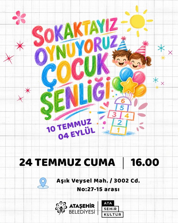 Çocuk şenliği etkinliği fotoğrafı