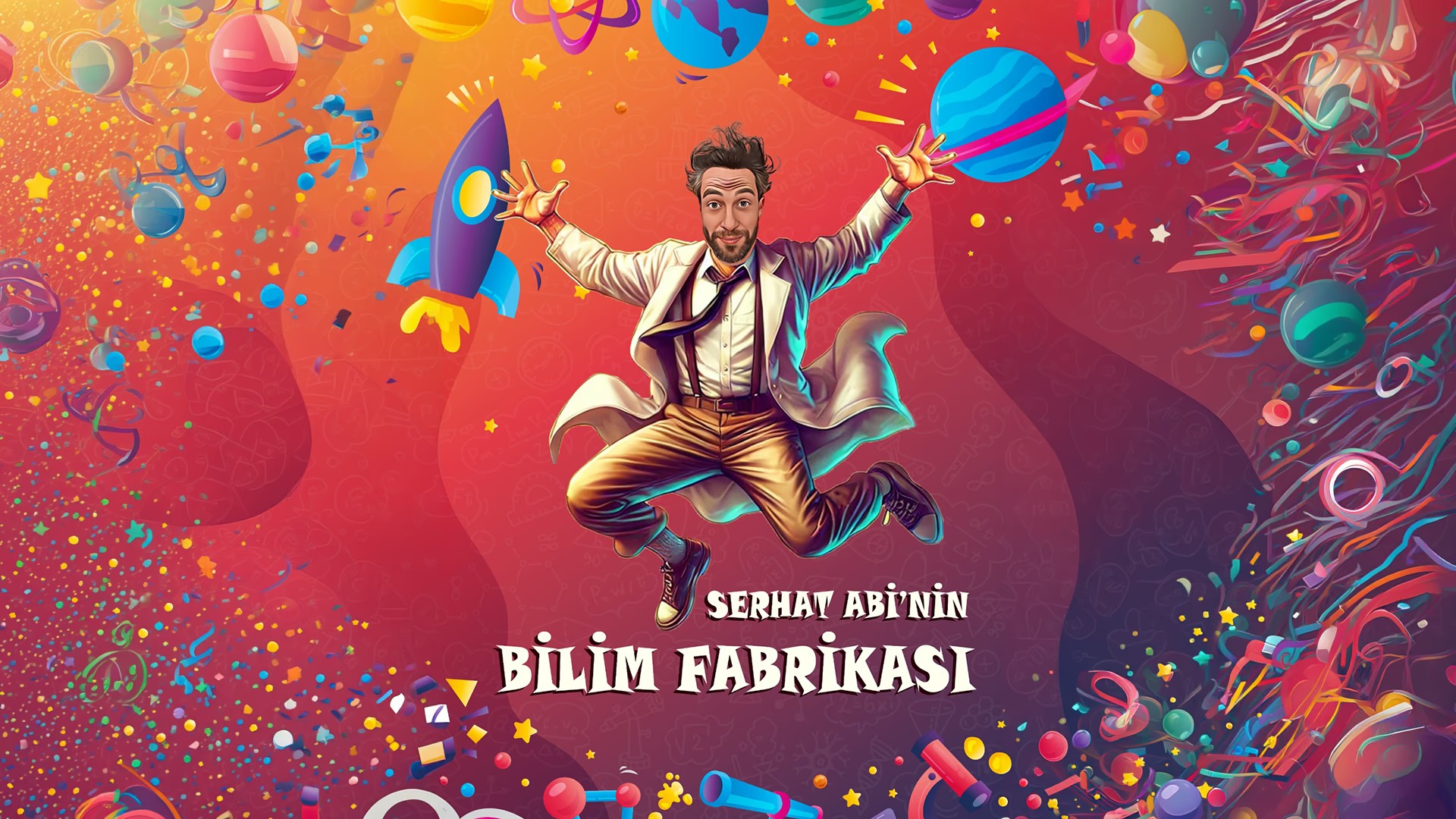 Serhat Abinin Bilim Fabrikası etkinliği fotoğrafı